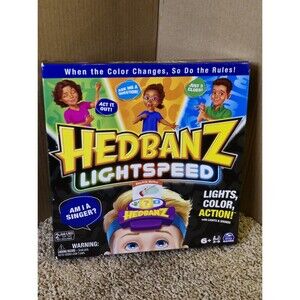 Spin Master Games Hedbanz Lightspeed Board Game ~New And Sealed~